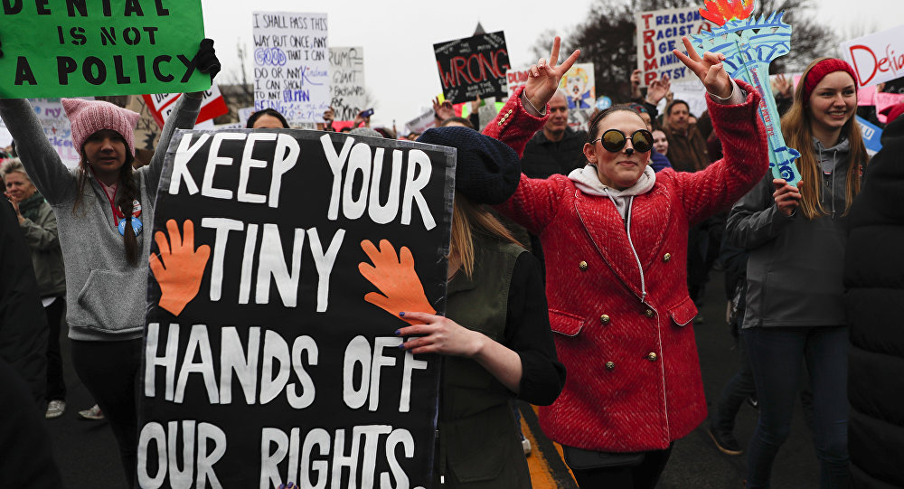 Tiny hands off our rights